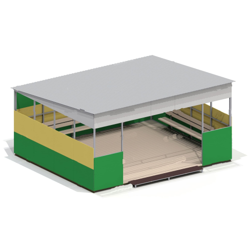 Теневой навес 5х6