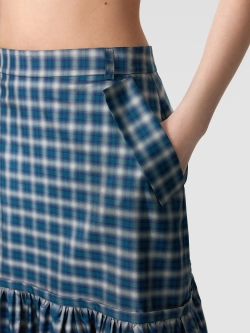 Юбка миди из шелка OLA OLA