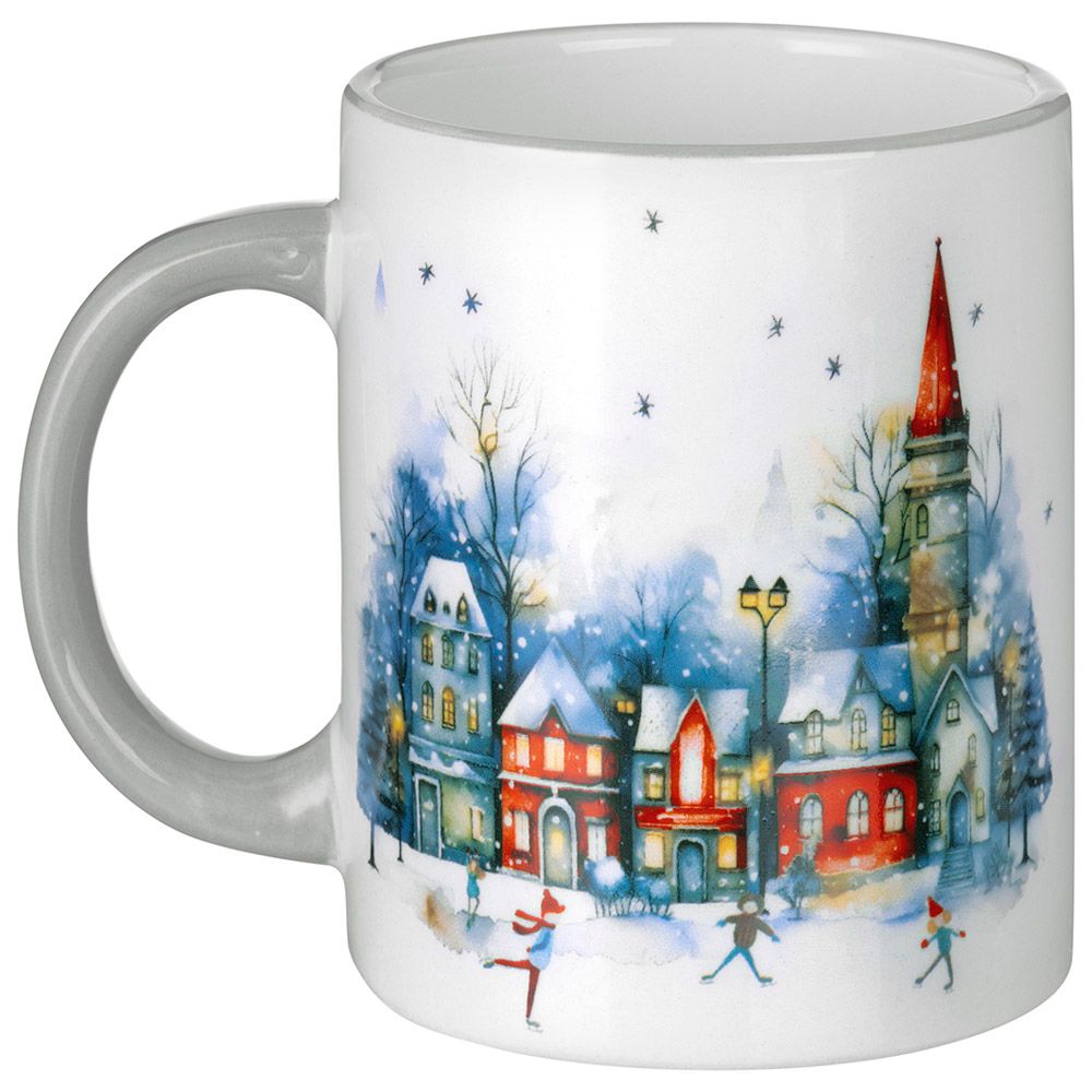 КРУЖКА AGNESS "С НОВЫМ ГОДОМ!" 320 МЛ,11,5*8*9,5 СМ