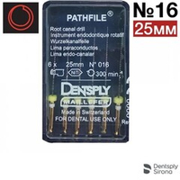 PathFile NiTi 25мм №016, ПатФайл (6шт.), машинный каналорасширитель