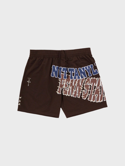 Шорты Cactus Jack Travis Scott x Mitchell & Ness Penn State Nittany Lions Basketball Brown