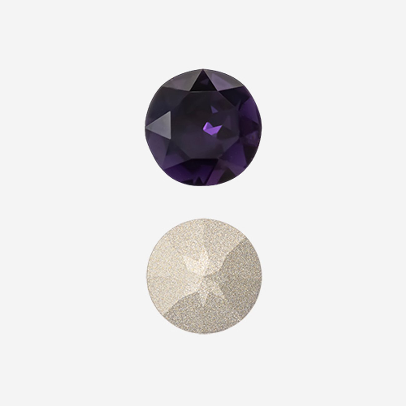 Кристалл Шатон (Chaton), оттенок "Пурпурный"/"Purple Velvet", 12мм