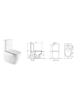 Унитаз напольный белый глянец WeltWasser WW SK ANGERBACH 001 GL-WT 10000005966 белый глянец