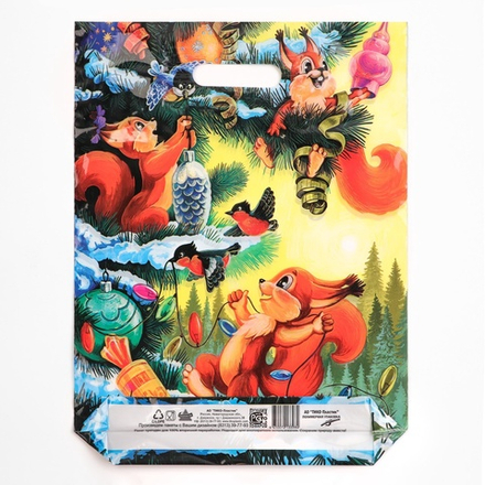 Пакет п/э Три Бельчонка 40*31 см 2691128 (С)