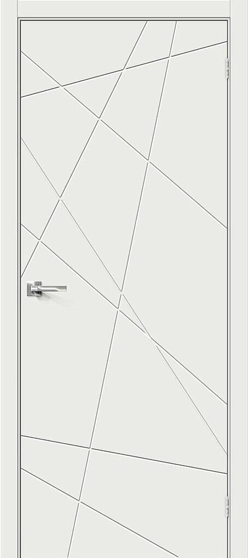 Дверь Граффити-5 / Цвет Super White / Двери Браво