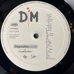 Винтажная виниловая пластинка LP Depeche Mode Violator (Испания 1990)
