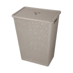 Корзина для белья Wenge 35л, 399х460 мм (серый)