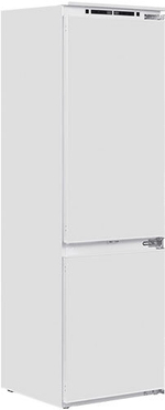 Встраиваемый двухкамерный холодильник Maunfeld MBF177NFWHGR Inverter