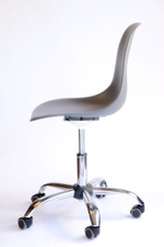 Кресло компьютерное Zip-mebel Смузи Хром лайт серый