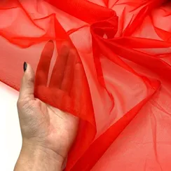 Корсетная cетка красная средне-мягкая 20*35 см, Турция