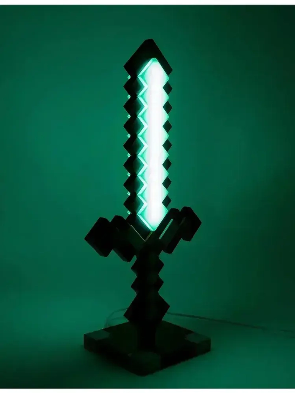 Алмазный меч светильник ночник майнкрафт на аккумуляторе