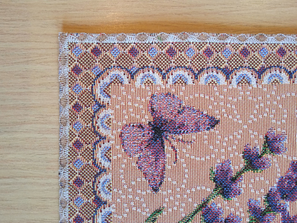 Набор декоративных гобеленовых салфеток Лаванда микс 19х19 (4 шт.)