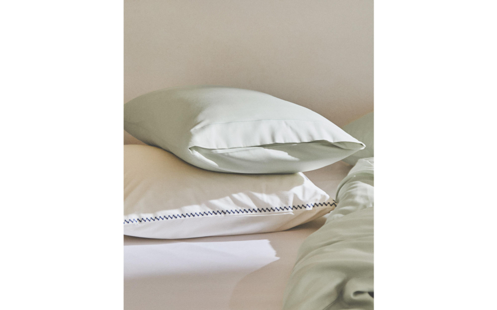 Наволочка Zara Home сатин, хлопок 100%, однотонный, 0136/091 · арт. 0136/091