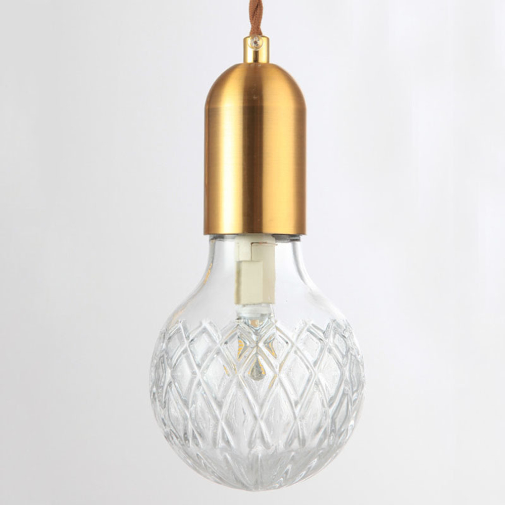 Pendant design lamp Crystal Bulb by Lee Broom (3 suspension)