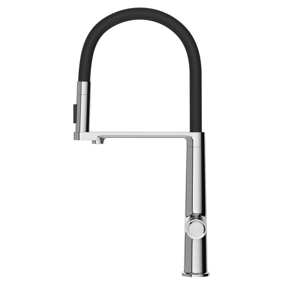 Смеситель для кухни Domaci Римини D569223CR с гибким изливом, хром