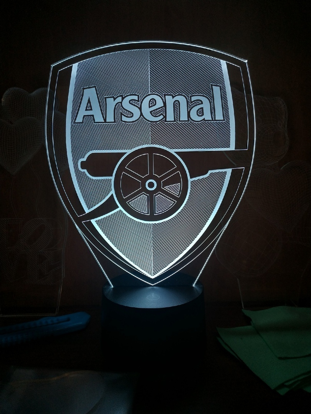 3D Светильник "Arsenal" (Арсенал Лондон)
