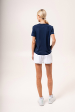 Женская футболка RS Paris Relaxed Tee (Navy/Ace Blue 242W014926/313)