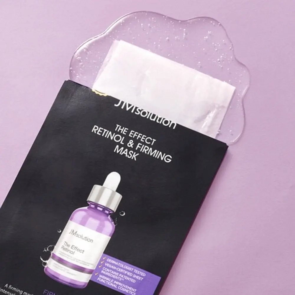 JMsolution The Effect Retinol & Firming Mask, 24ml*1ea, Обновляющая маска с ретинолом
