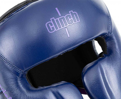 Шлем боксерский Clinch Undefeated темно-синий C162