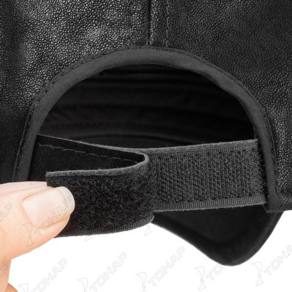 Бейсболка утепленная Tornado, Крэк, цв.черный р.L Helios