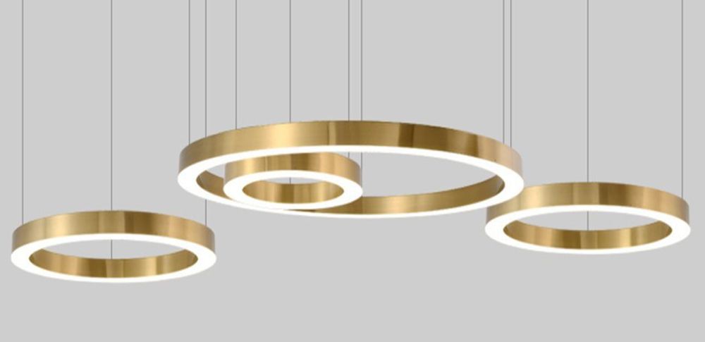 Люстра Light Ring Horizontal D40 Золото By Imperiumloft