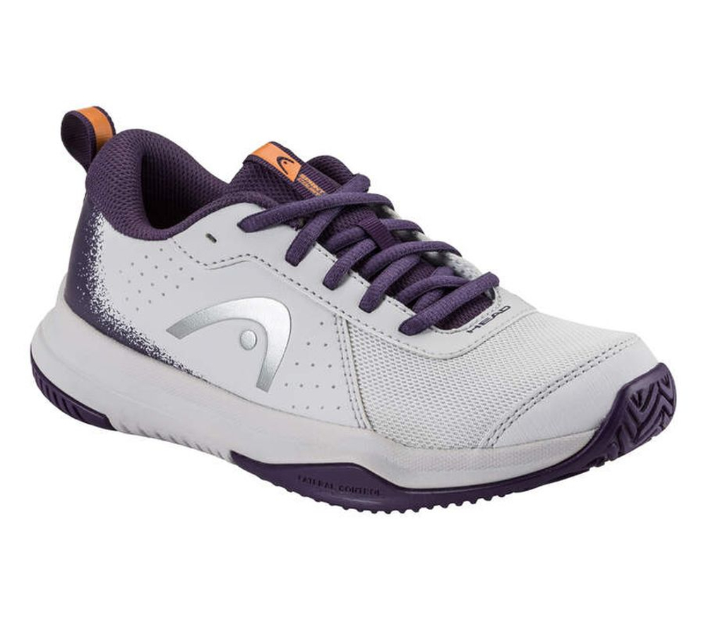 Детские Кроссовки теннисные  Head Sprint Court 4.0 - light grey/purple night