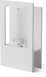 Подставка для гарнитура/окошко/кольцедержатель/2 прорези/2 отверстия/ПЭТ карман для бирки