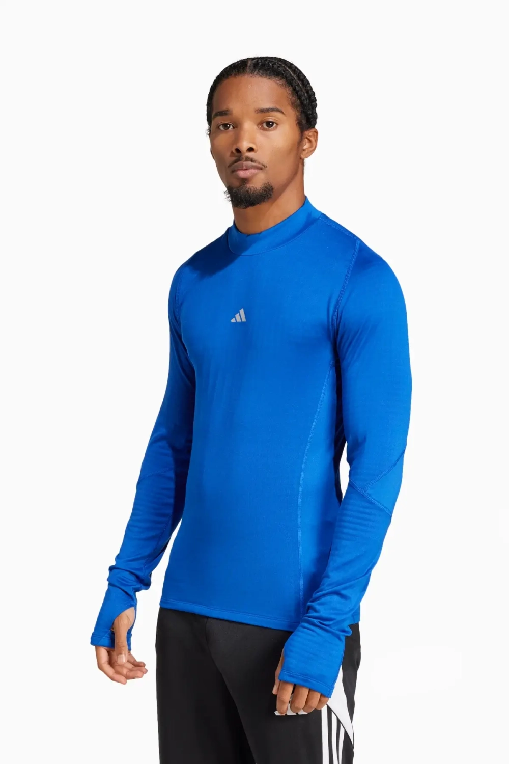 Термофутболка adidas Techfit Cold.Rdy LS - синий