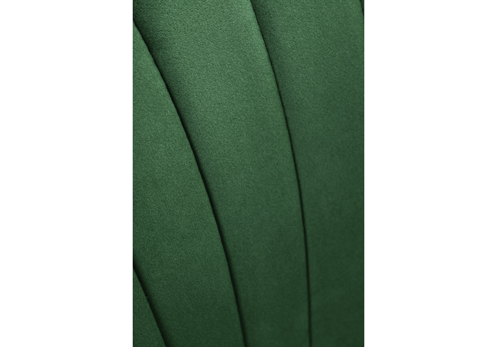 Стул на металлокаркасе Woodville Инклес темно-зеленый, черный глянец