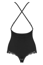 Пикантное боди Arisha с интимным доступом (Размер: S-M) (Цвет: черный)