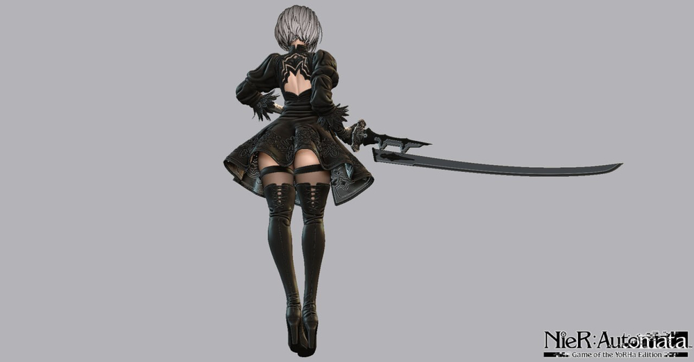 Андроид Йорха 2B Ниер: Автомата Фигурка