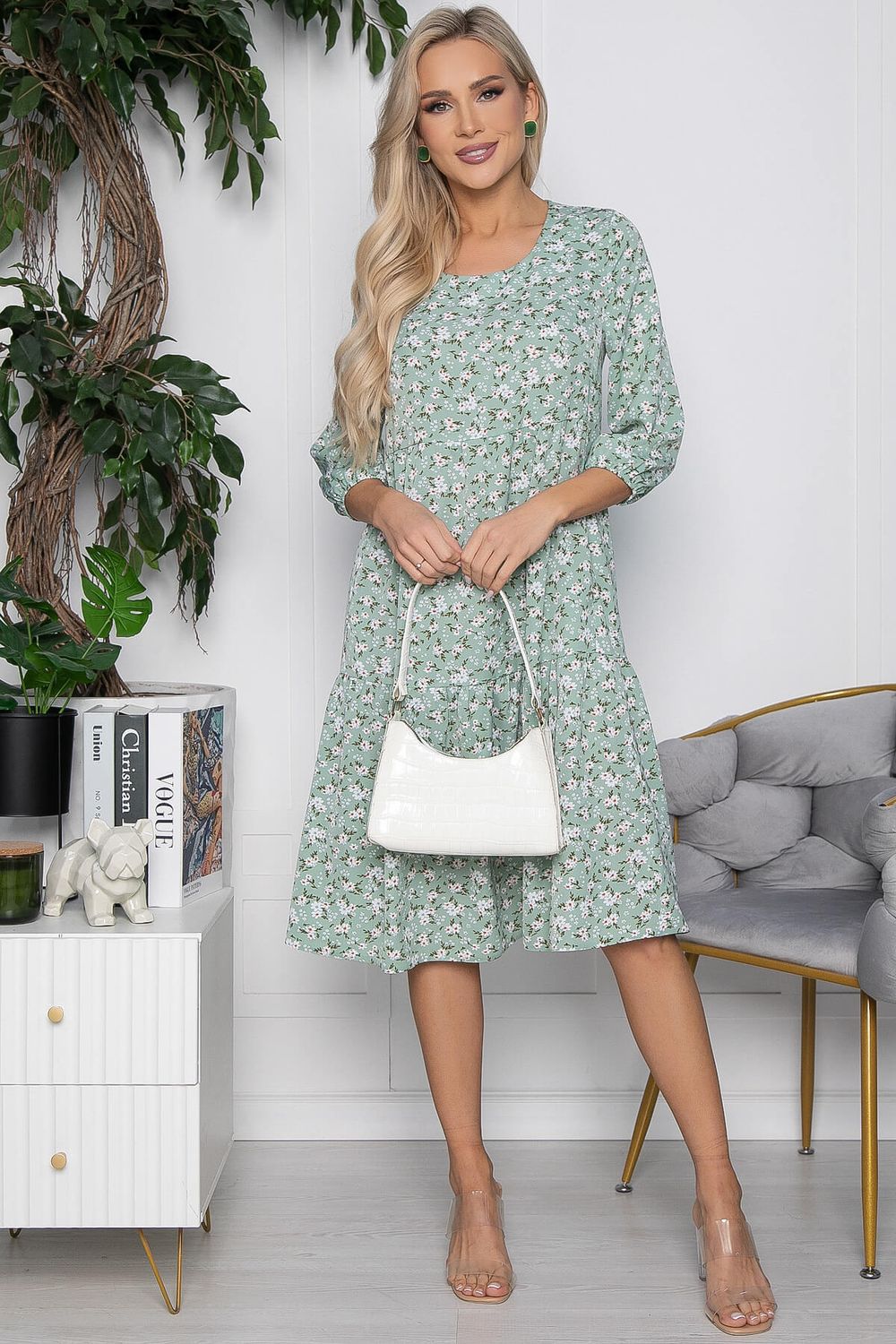 Платье Инара (зеленое) П10603 LT Collection