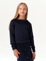 Джемпер школьный для девочки AT997  синий