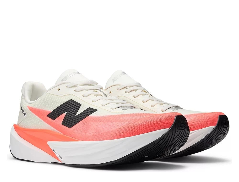 Кроссовки для бега мужские New Balance FuelCell Rebel v5 M Белый-Красный