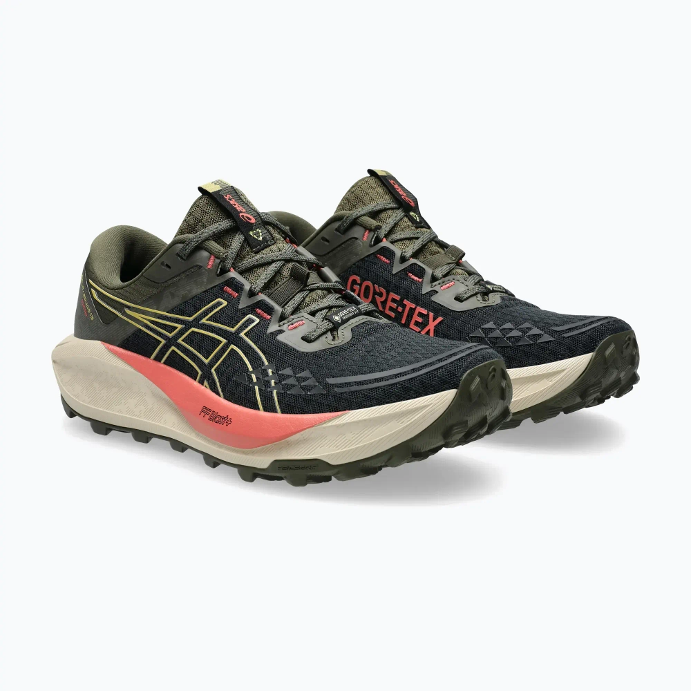 Женские Кроссовки для бега ASICS Gel-Trabuco 13 GTX black/lemongrass