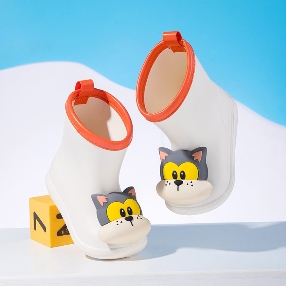 Резиновые сапоги &quot;Cat Boots&quot;, белые
