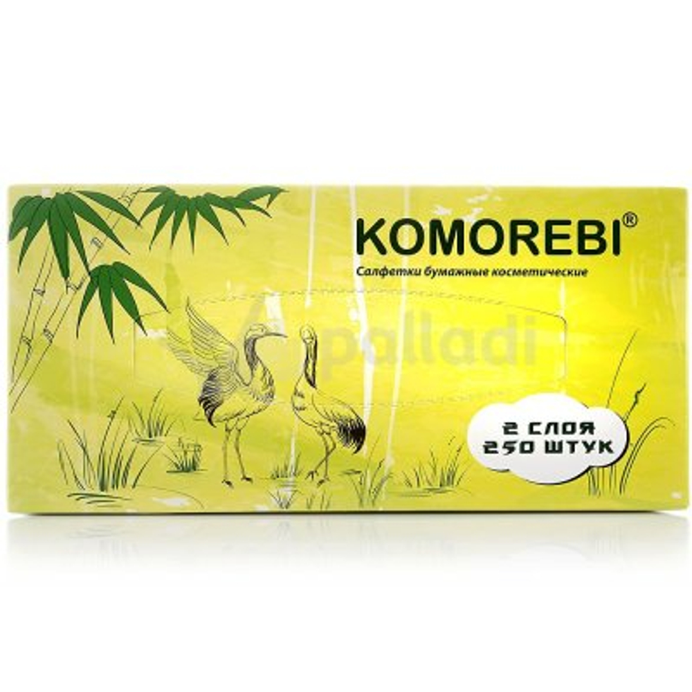 Комореби салфетки 250л, 2 слоя, 100% целлюлоза