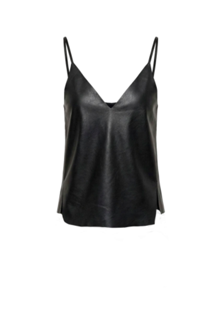 Топ из кожи