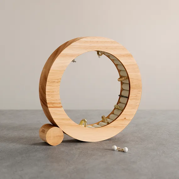 Органайзер для украшений ferris,  D19 см, натуральное дерево