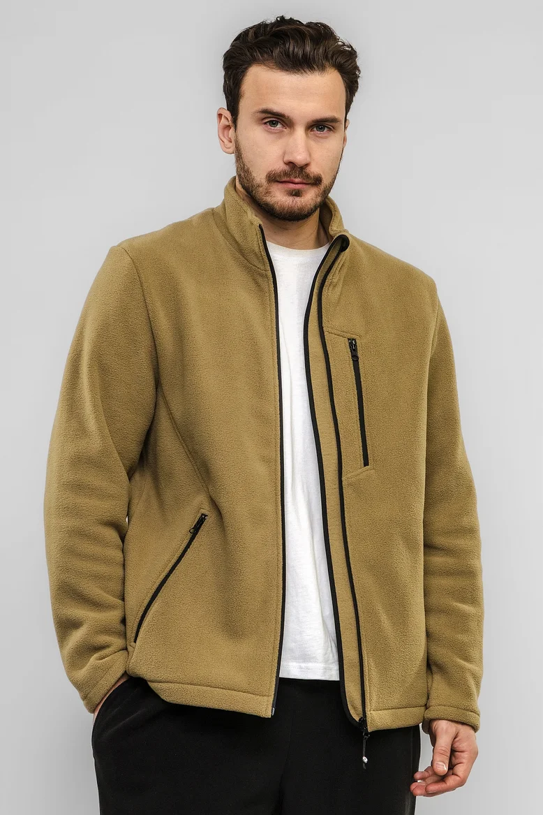 Кофта "НОХО" флисовая мужская, цвет "Болотные угодья"