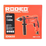 Дрель ударная 650 Вт с регулировкой оборотов ID0650 RODEO