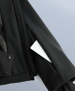 Oysho Супертонкая водонепроницаемая куртка Primaloft® SKI, черный