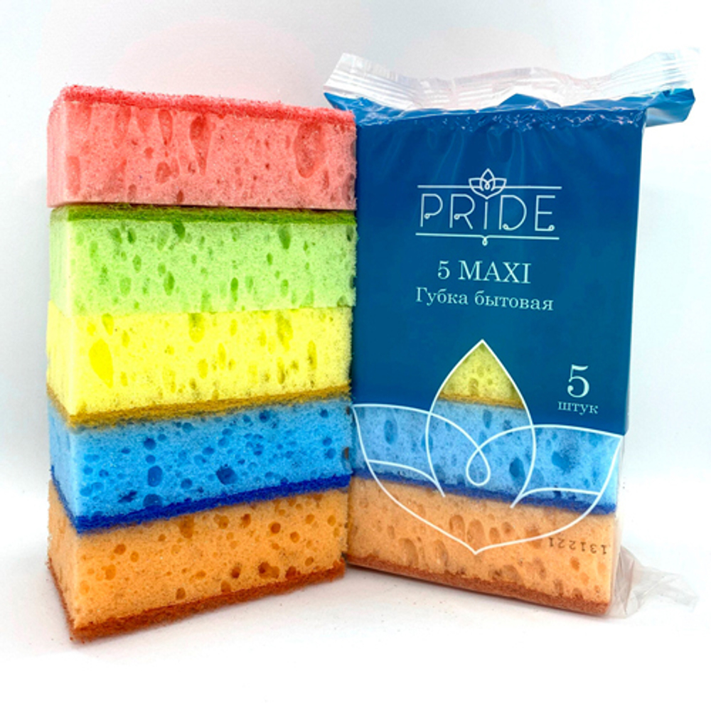 Губка бытовая 5-ка "Макси" гх-008 г. Пенза