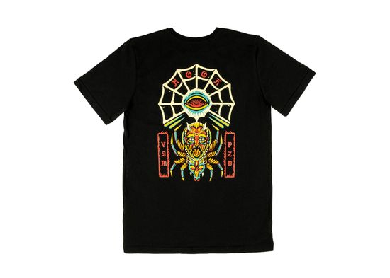 Футболка HOOK Паук черный