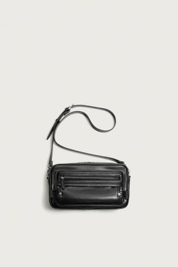 ZARA МЯГКАЯ СУМКА, ЧЕРНЫЙ