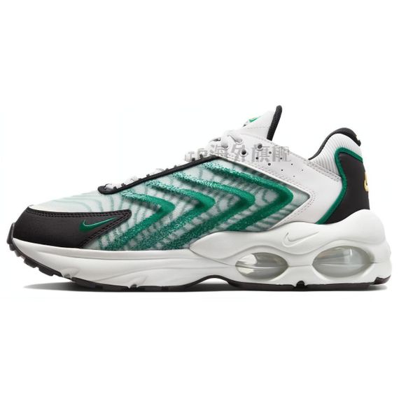 Nike Air Max TW Беговые кроссовки Низкие Черно-белые-зеленые Мужские