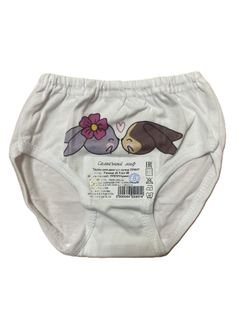 Трусы на девочку из кулирки (100% хлопок) с принтом на рост 86 см