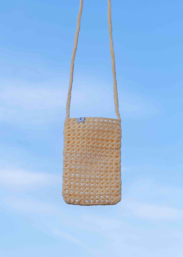 Вязаная сумочка FOS Розовая - фото 6