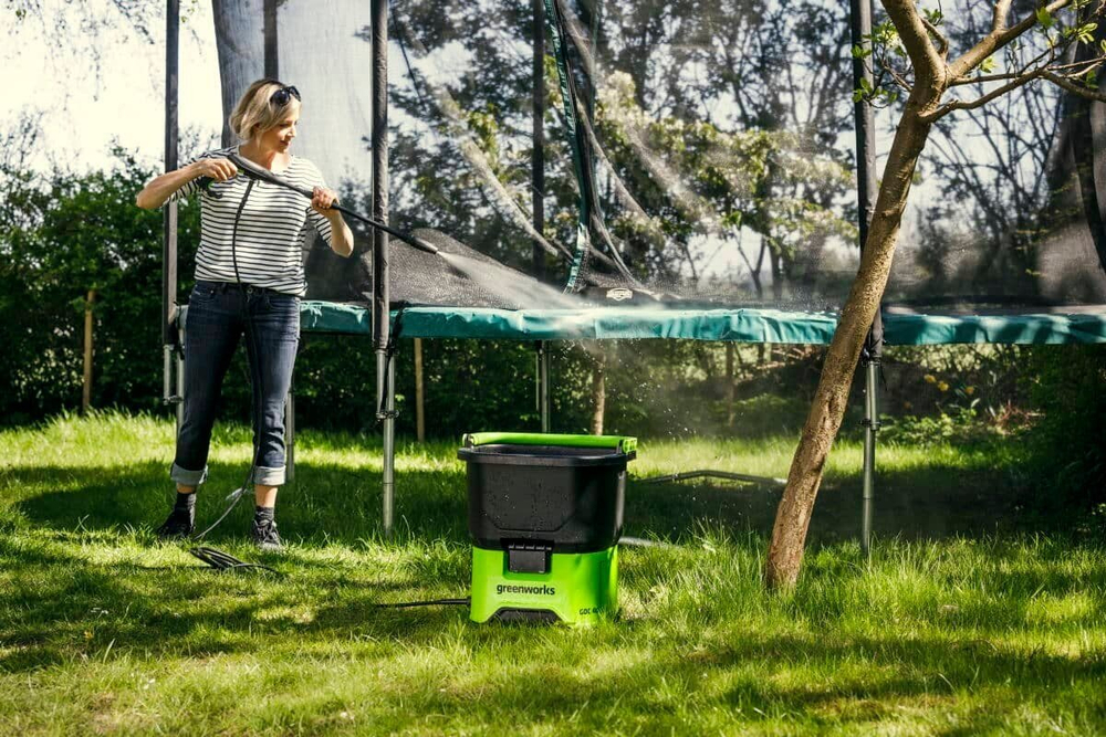 Мойка высокого давления аккумуляторная GREENWORKS GDC40 40В,70бар (5104507)