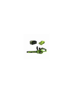 Пила отрезная Greenworks G40CS30IIK2 Цепная пила аккумуляторная , 40V, 30 см, с 1* АКБ 2А*ч и ЗУ [2007807UA]
